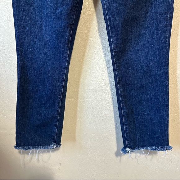 Agolde Sophie High Rise Skinny Crop Jeans in Reverb Raw Hem Size 30 - Picture 5 of 12